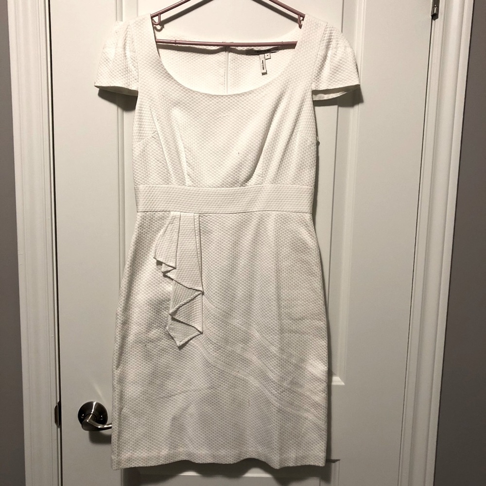 White tailored Max & Cleo dress
